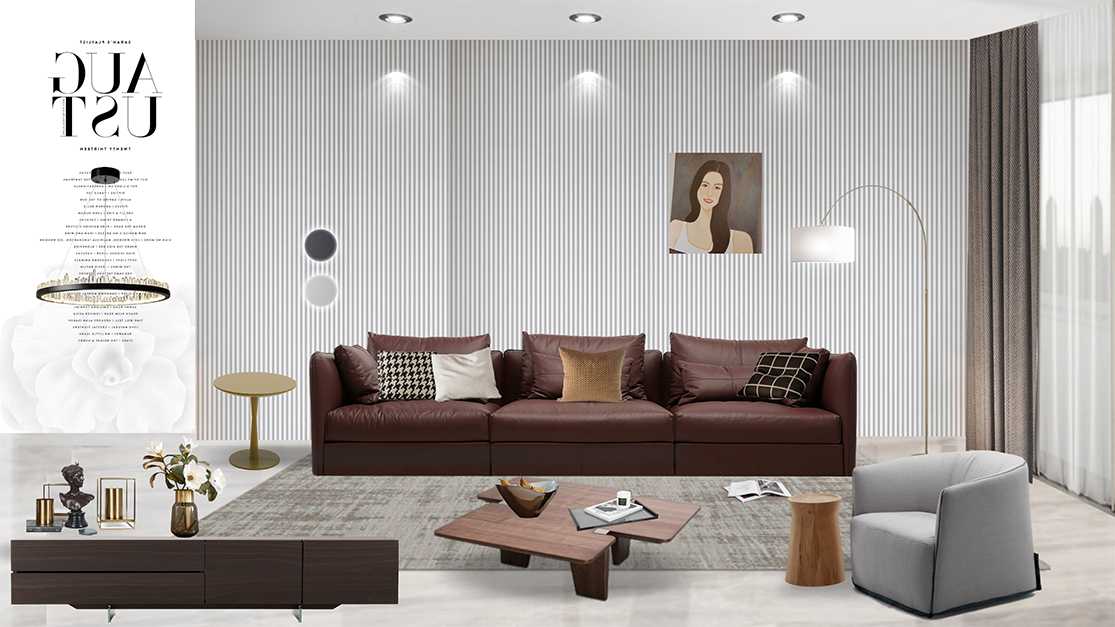 客厅现代软装设计方案8